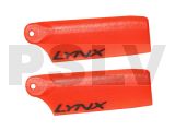   LX60331   Lynx Heli 130 X - Lynx Plastic Tail Blade 33 mm - Orange